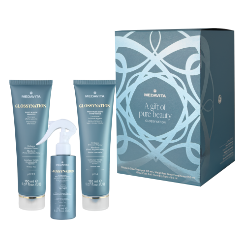 Набір для розгладження і блиску волосся / Medavita GLOSSYNATION L.E. 2026 BUNDLE