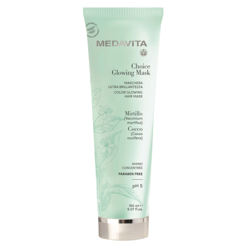 Живильна маска для волосся «Сяйво кольору» / Medavita Choice Glowing Mask Marschera Ultra Brillantez
