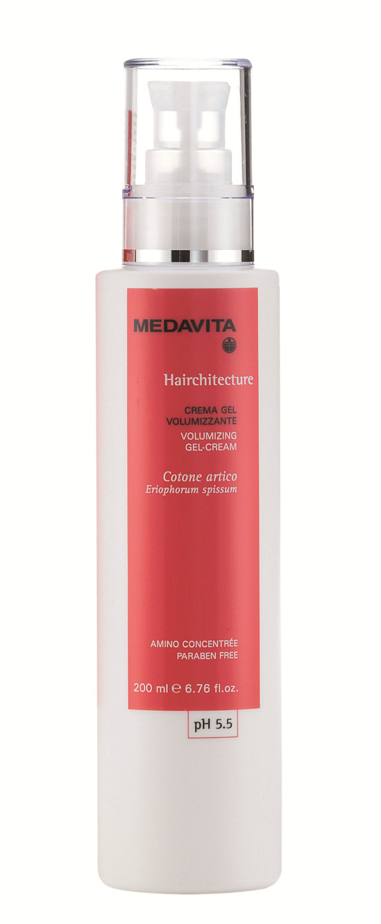 Захисний крем-гель для надання об’єму та ущільнення волосся / Medavita Hairchitecture Crema Gel Volu