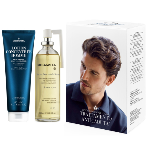 Набір проти випадіння волосся для чоловіків / Medavita Lotion Concentr..