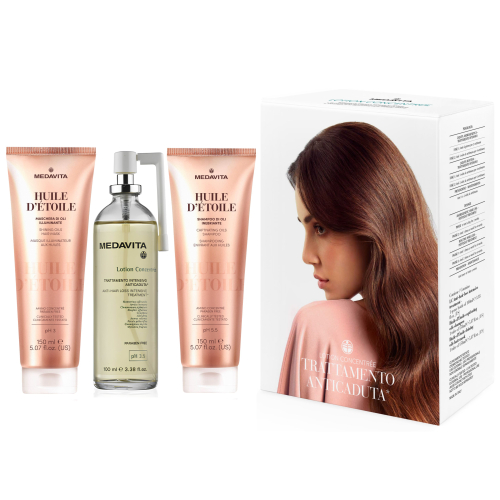 Набір для профілактики та боротьби із випадінням волосся / Medavita Lotion Concentrée & Huile D'