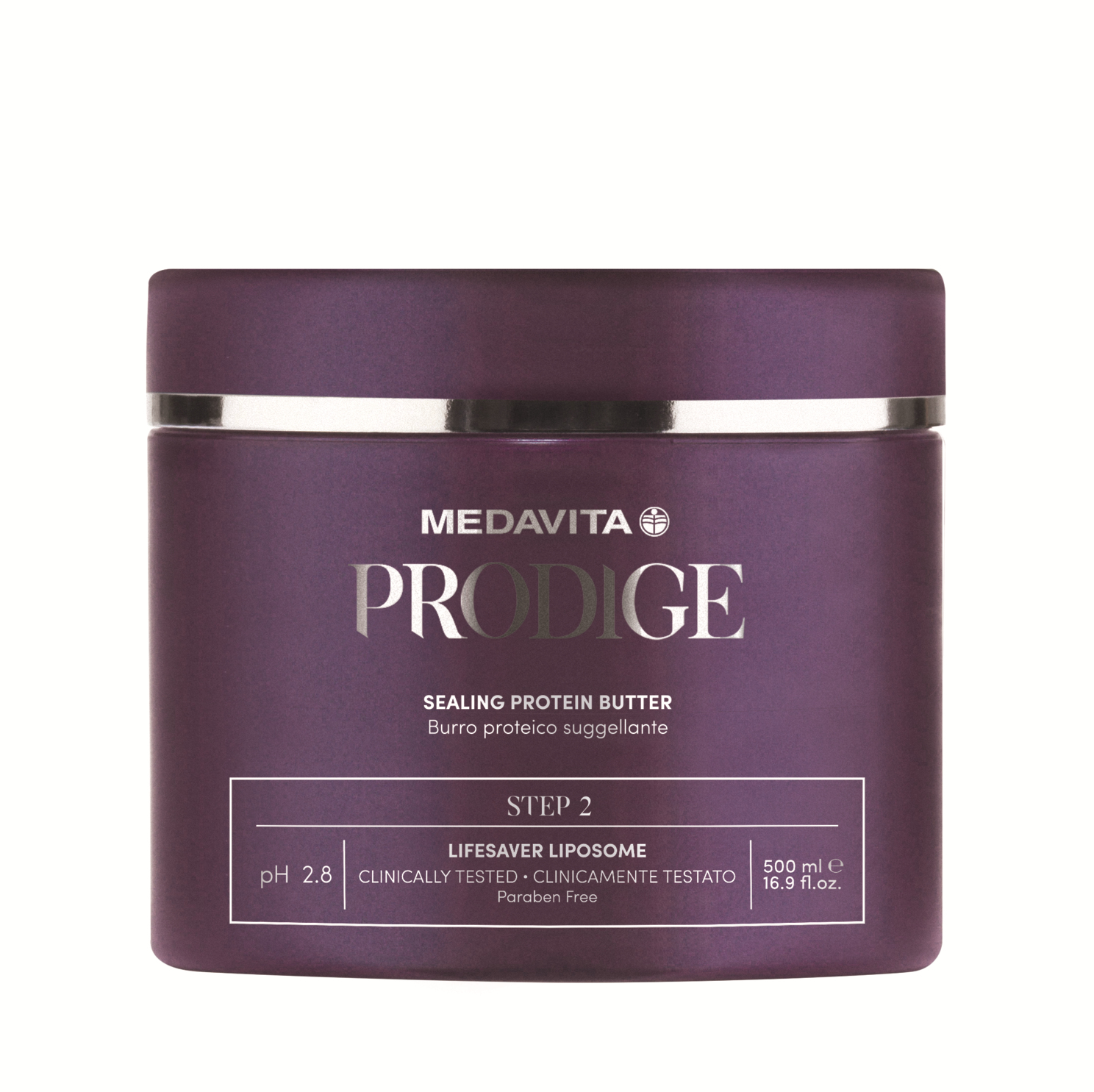 Герметизувальний протеїновий баттер для захисту кутикули волосся STEP 2/ Medavita Prodige Sealing Pr