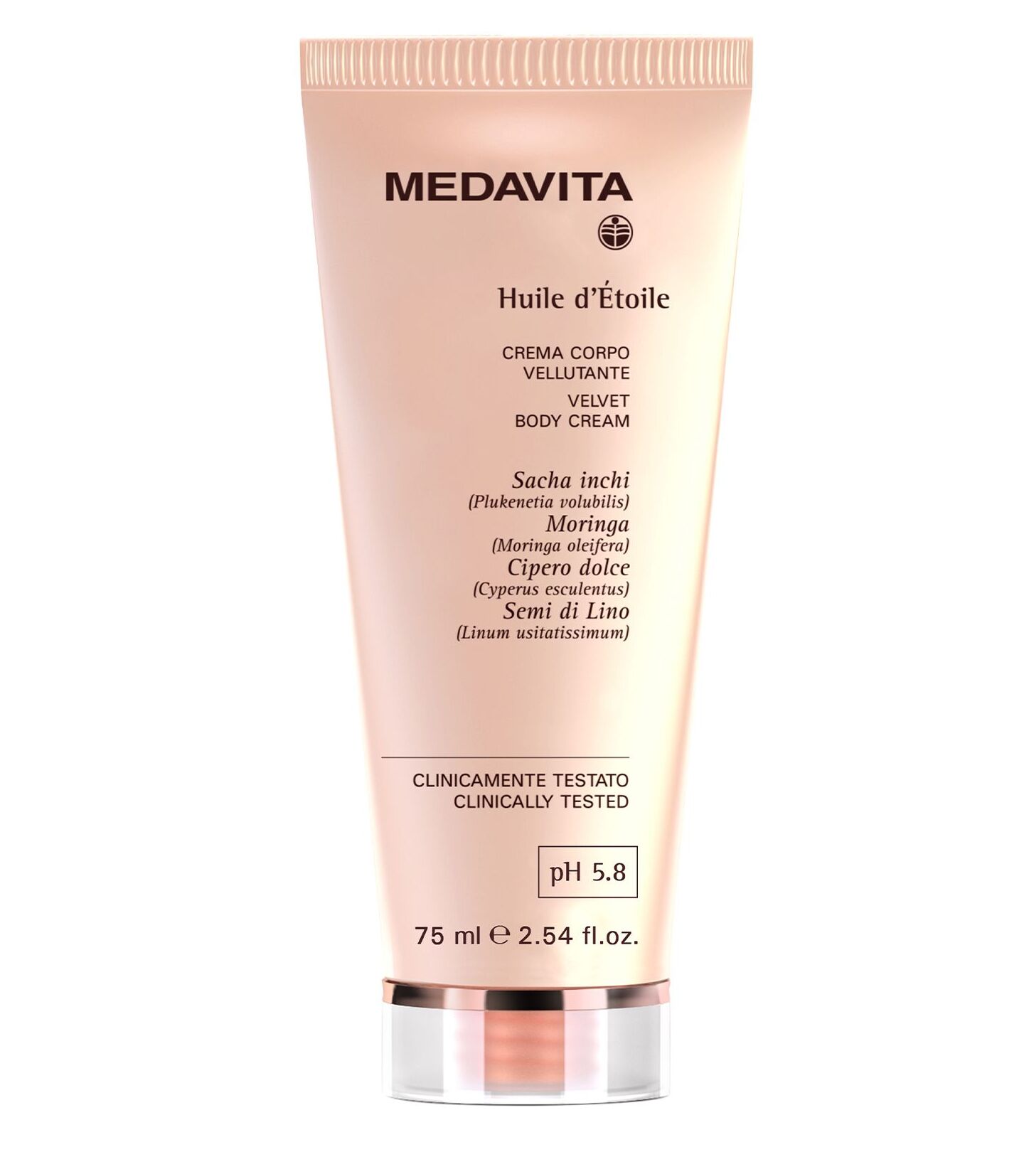 Оксамитовий крем для тіла з дорогоцінними оліями / Medavita Huile D'etoile Crema Corpo Vellutante