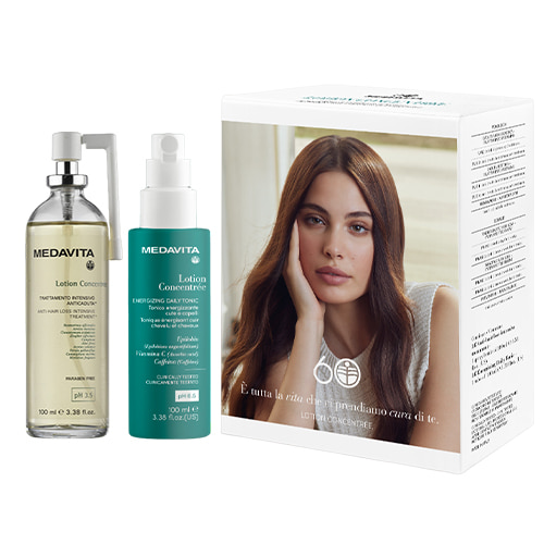 Подарунковий набір проти випадіння волосся / Medavita Lotion Concentré..